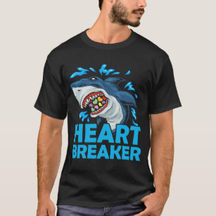 Heartbreaker Shark Anti Valentine's Day Solo Celeb T-Shirt