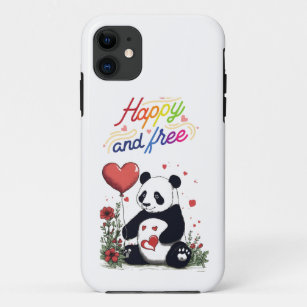 "Heartbroken Panda Art Tee" Case-Mate iPhone Case