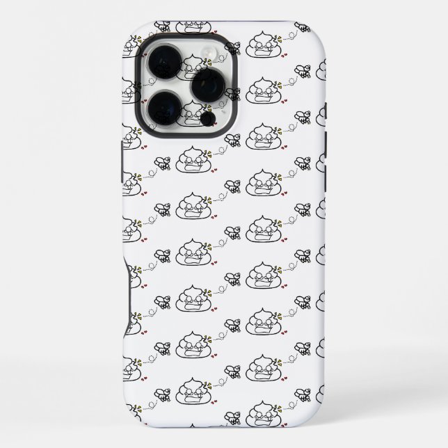 Heartbroken Poop - Brootsch the PooPoo iPhone Case (Back)