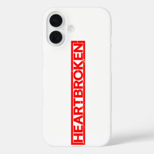 Heartbroken Stamp iPhone 16 Case