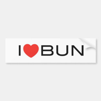 HeartBun Bumper Sticker