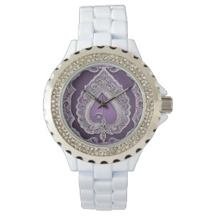 Hearted in Purple AI art  Watch
