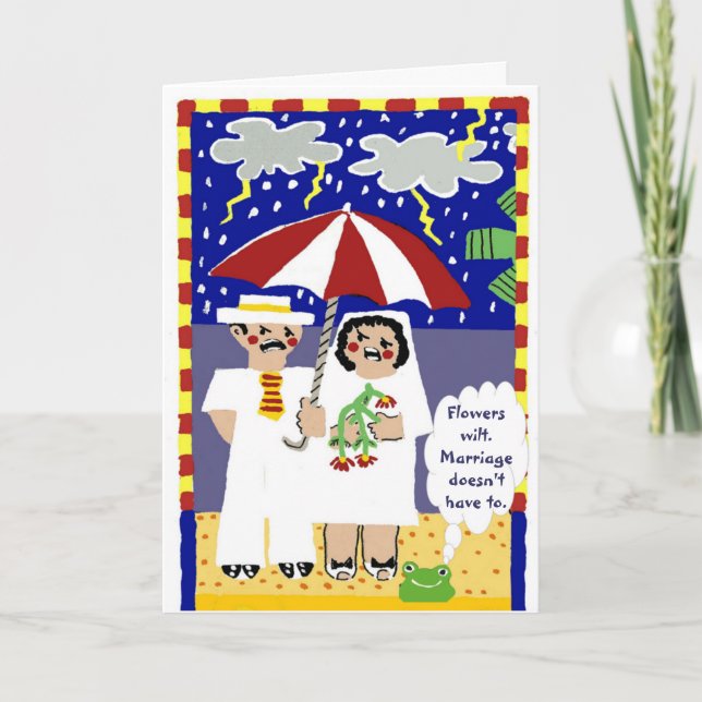 Heartfelt anniversary card for old married couples (Front)