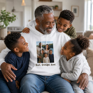 Heartfelt Best Grandpa Ever Photo  Hoodie