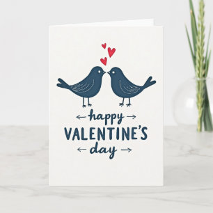Heartfelt Birds Valentines Card