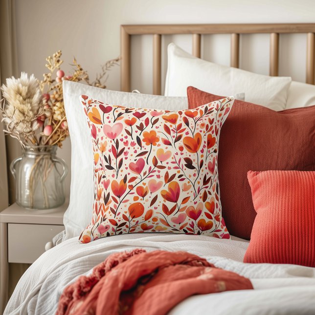 Heartfelt Blooms: Valentine's Day Cushion (Creator Uploaded)