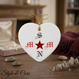 Heartfelt bond between MOM & SON Ceramic Tree Decoration