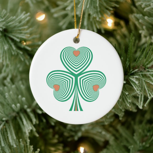Heartfelt Clover Ceramic Tree Decoration (Tree)