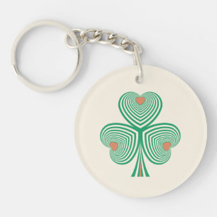 Heartfelt Clover Key Ring