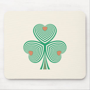 Heartfelt Clover Mouse Mat