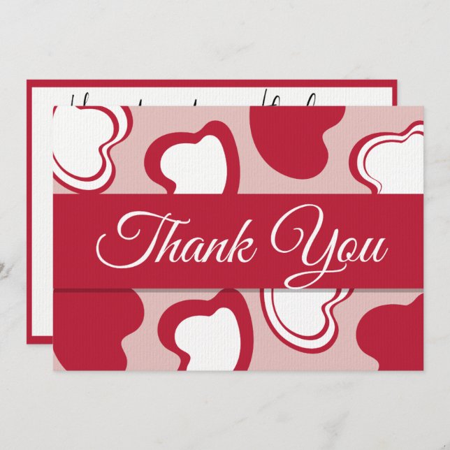 Heartfelt Craft: Your Purchase, Our Gratitude Thank You Card (Front/Back)