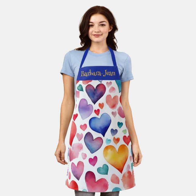 Heartfelt Customised Chef's Apron (Worn)