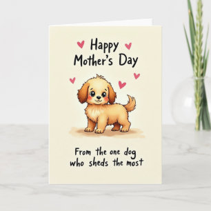 Heartfelt Dog Mothers Day Card