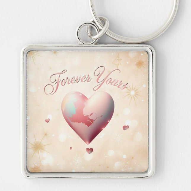 "Heartfelt Eternal Bond" Key Ring (Front)