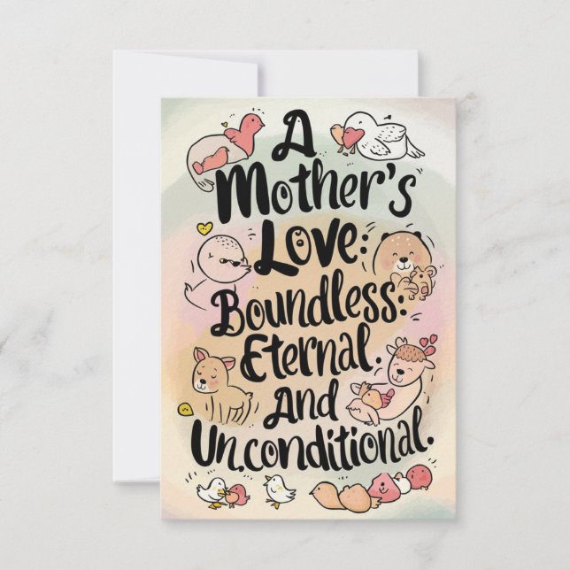 "Heartfelt Expressions: Mother's Day Greeting Card (Front)