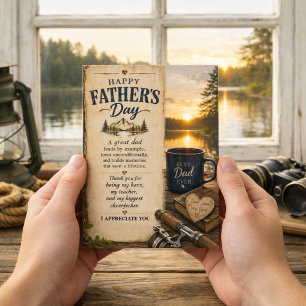 Heartfelt Father’s Day Message Holiday Card