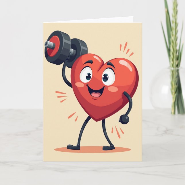 Heartfelt Fitness Fun Card (Front)