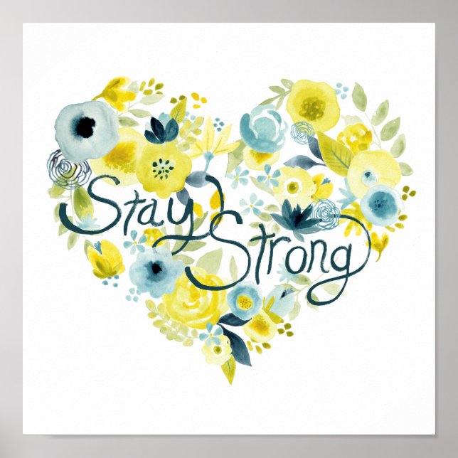 Heartfelt Floral I Poster (Front)