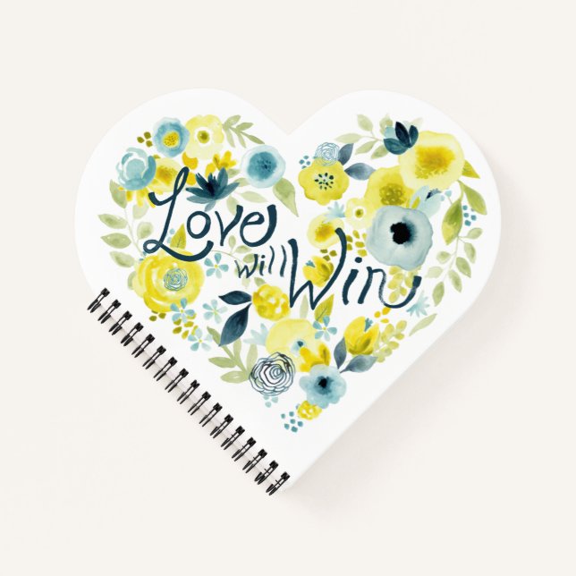 Heartfelt Floral II Notebook (Front)