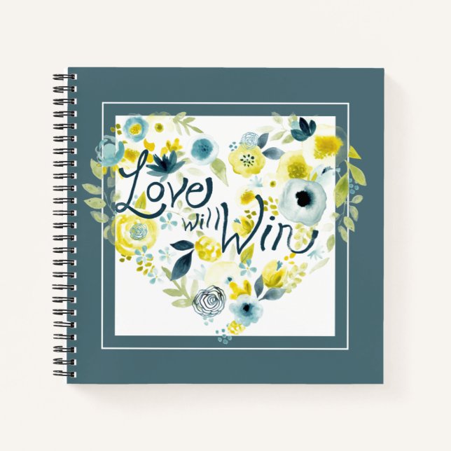 Heartfelt Floral II Notebook (Front)