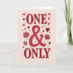 Heartfelt Floral One Only Card
