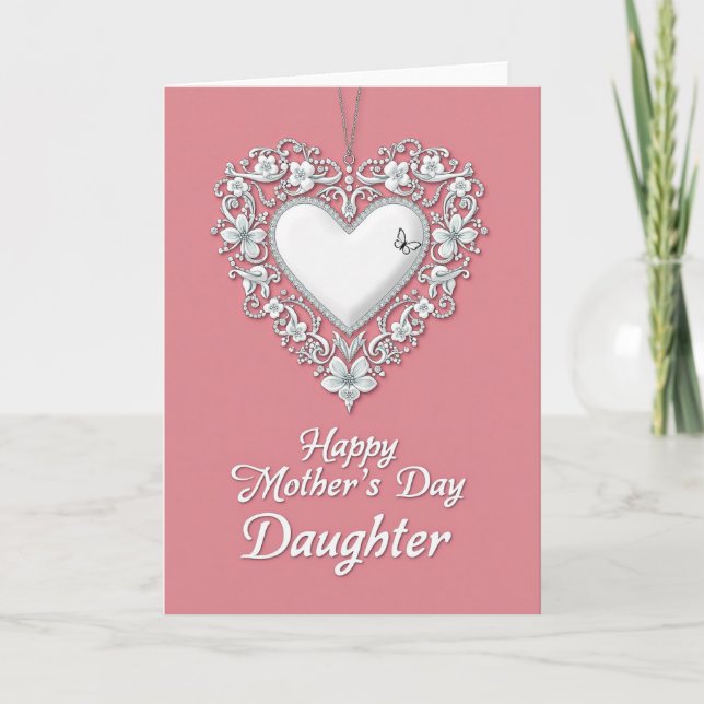 Heartfelt Gem And Butterfly Card (Front)