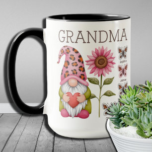 Heartfelt Gifts Grandma Kid Names, Mum and Grandma Mug
