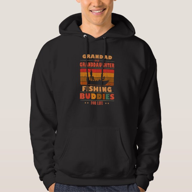 Heartfelt Grandad Granddaughter Buddies For Life F Hoodie (Front)
