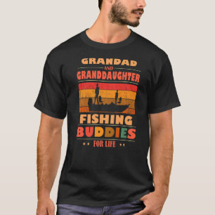 Heartfelt Grandad Granddaughter Buddies For Life F T-Shirt