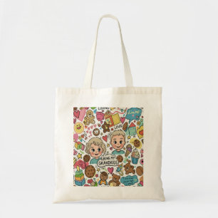 Heartfelt Grandparent Gifts: "Loving My Grandkids" Tote Bag