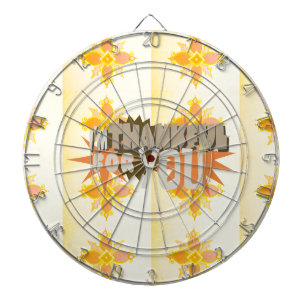 Heartfelt Gratitude: "Thankful For You" with Love, Dartboard