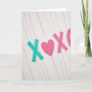 Heartfelt Handmade Xoxo Card