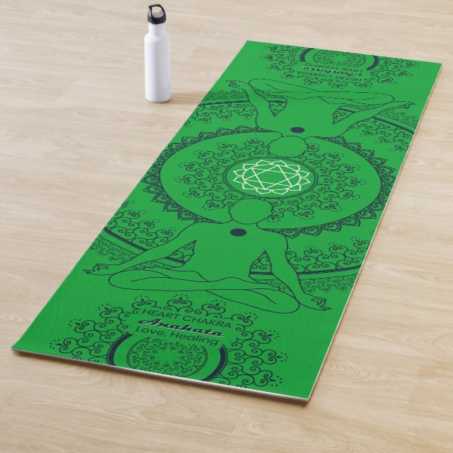 Heartfelt Harmony Anahata Heart Chakra Yoga Mat (In Situ)