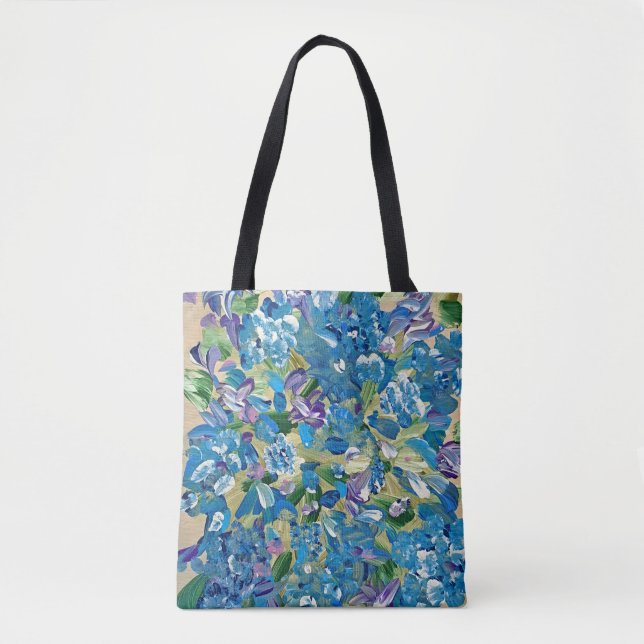 Heartfelt Hydrangea Tote Bag (Front)