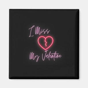 Heartfelt Longing i Miss My Valentine' Valentine's Magnet