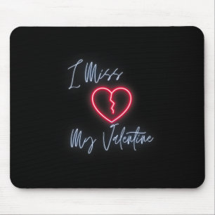 Heartfelt Longing i Miss My Valentine' Valentine's Mouse Mat