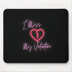 Heartfelt Longing i Miss My Valentine' Valentine's Mouse Mat