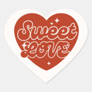 "Heartfelt Love - Elegant Heart Stickers