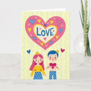 Heartfelt Love Story Card