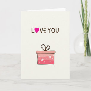 Heartfelt Love You Gift Card
