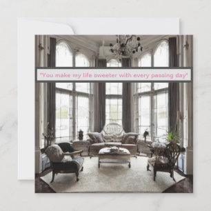 Heartfelt Message: "Write Your Love Story" Card