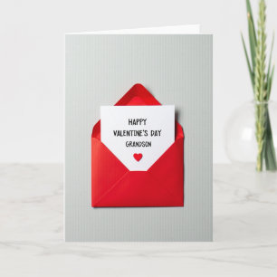 Heartfelt Minimalist Grandson Card