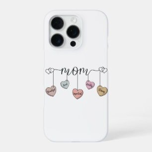 Heartfelt Mom Heart Charm: Mother's Day & Birthday iPhone 16 Pro Case