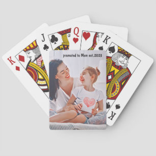 Heartfelt Mom Love Frame Playing Cards