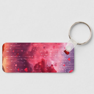 "Heartfelt Moments: Elegant Hart Keychain for Your