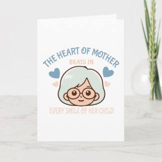 heartfelt mother love - mother's day card
