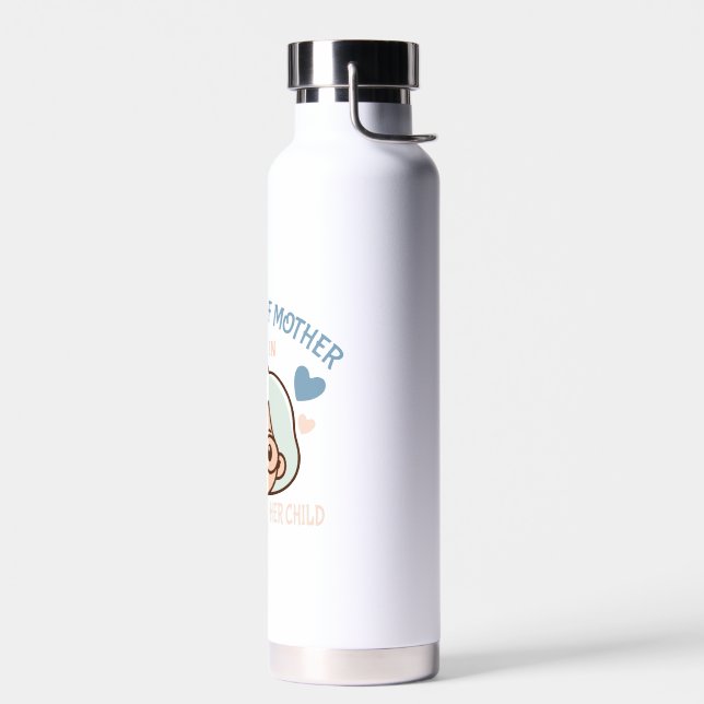 heartfelt mother love - mother's day water bottle (Left)