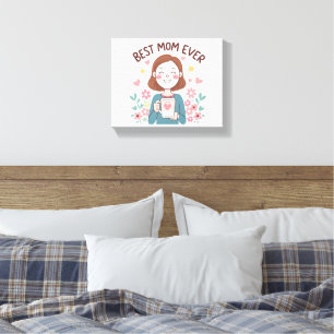 Heartfelt Mother’s Day Design for Gifts Canvas Print
