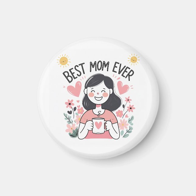 Heartfelt Mother’s Day Design Gifts For Magnets (Front)