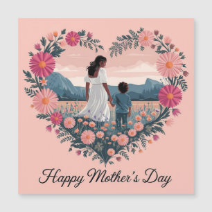 Heartfelt Mother's Day Design: Mom and Child